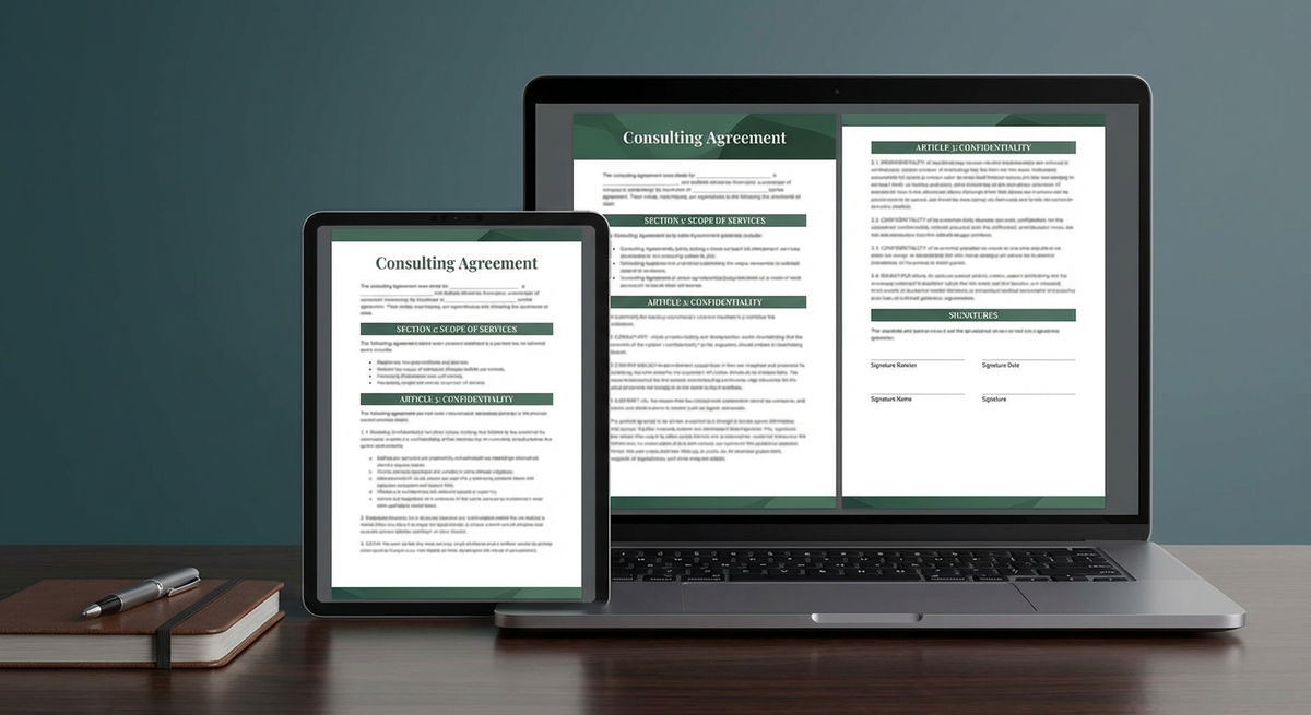 Preview of Consulting Agreement Template