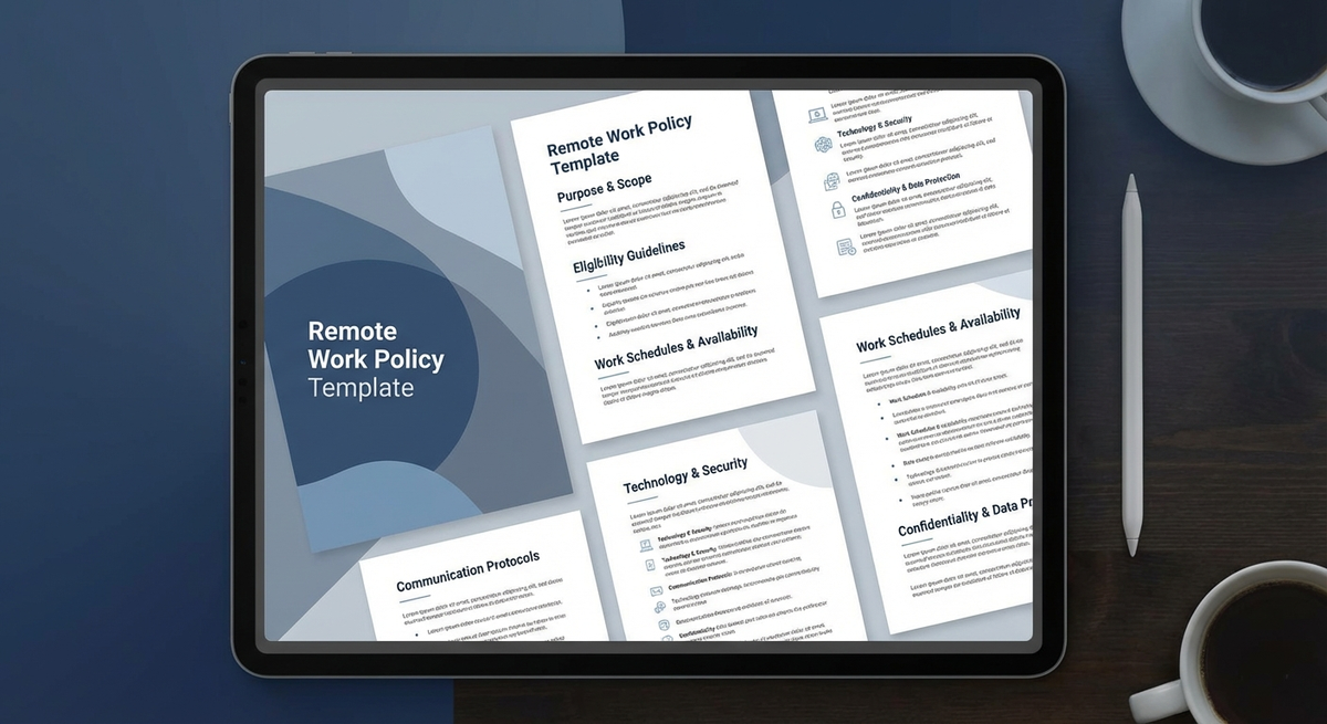 Preview of Remote Work Policy Template