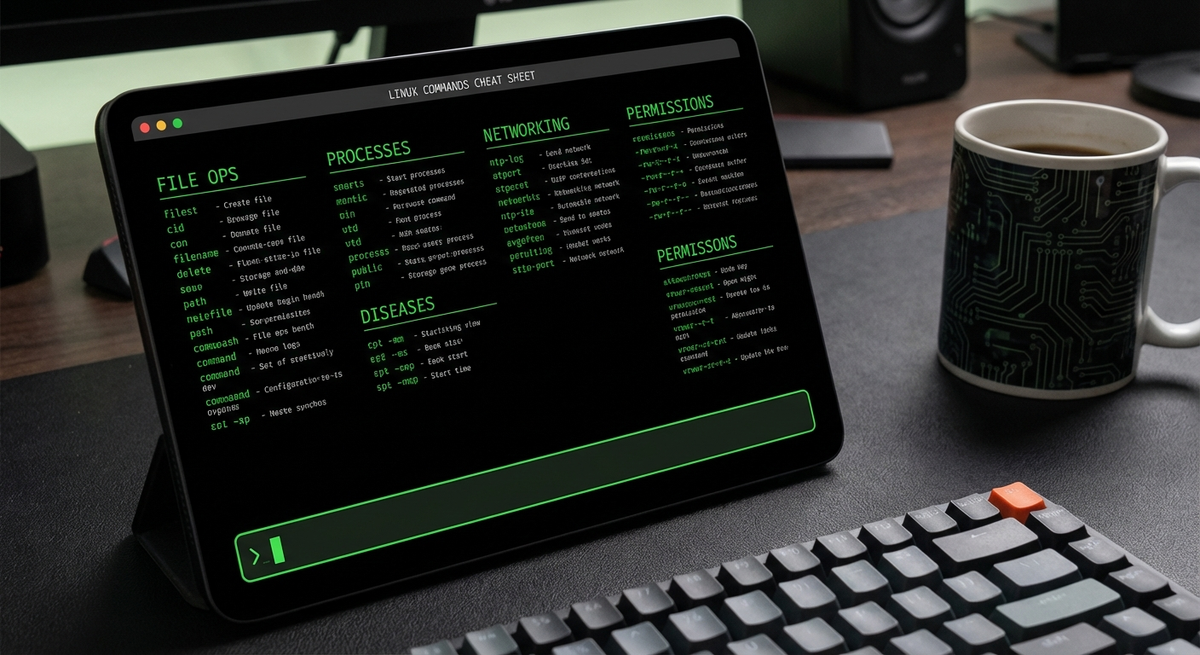 Preview of Linux Command Line Cheat Sheet