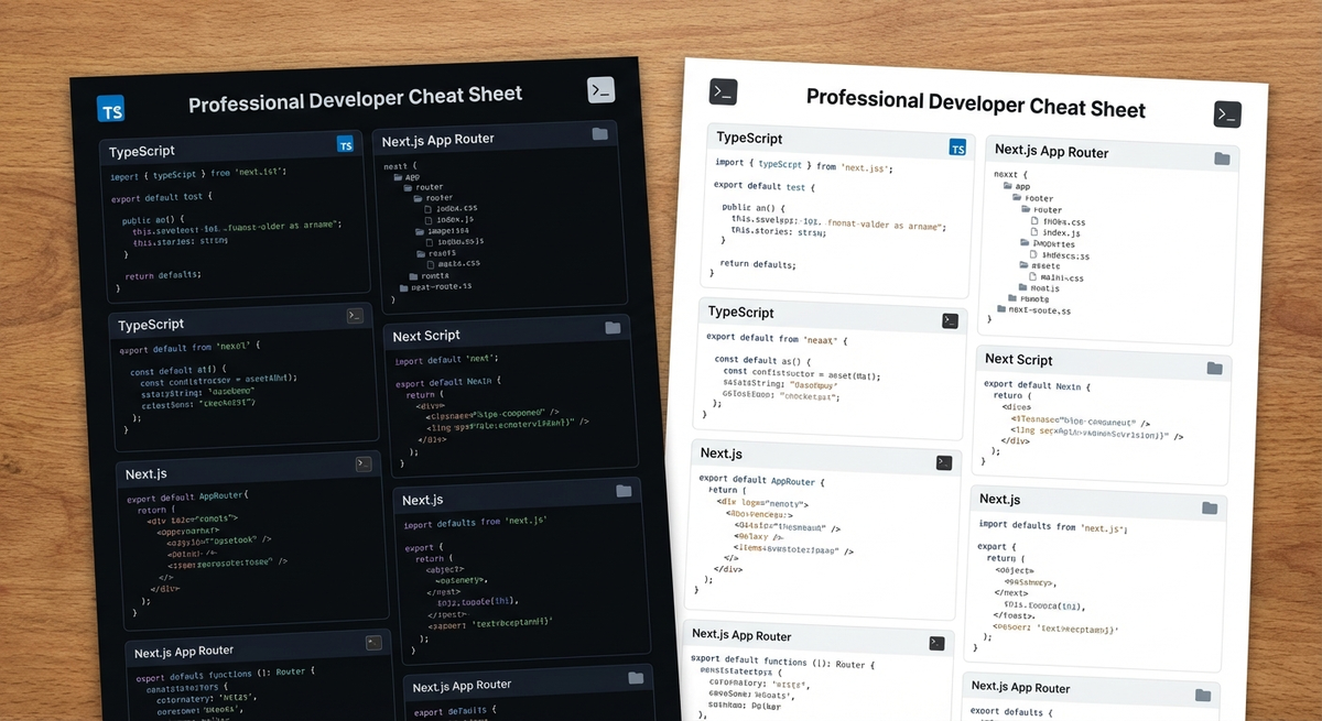 Preview of Next.js Cheat Sheet