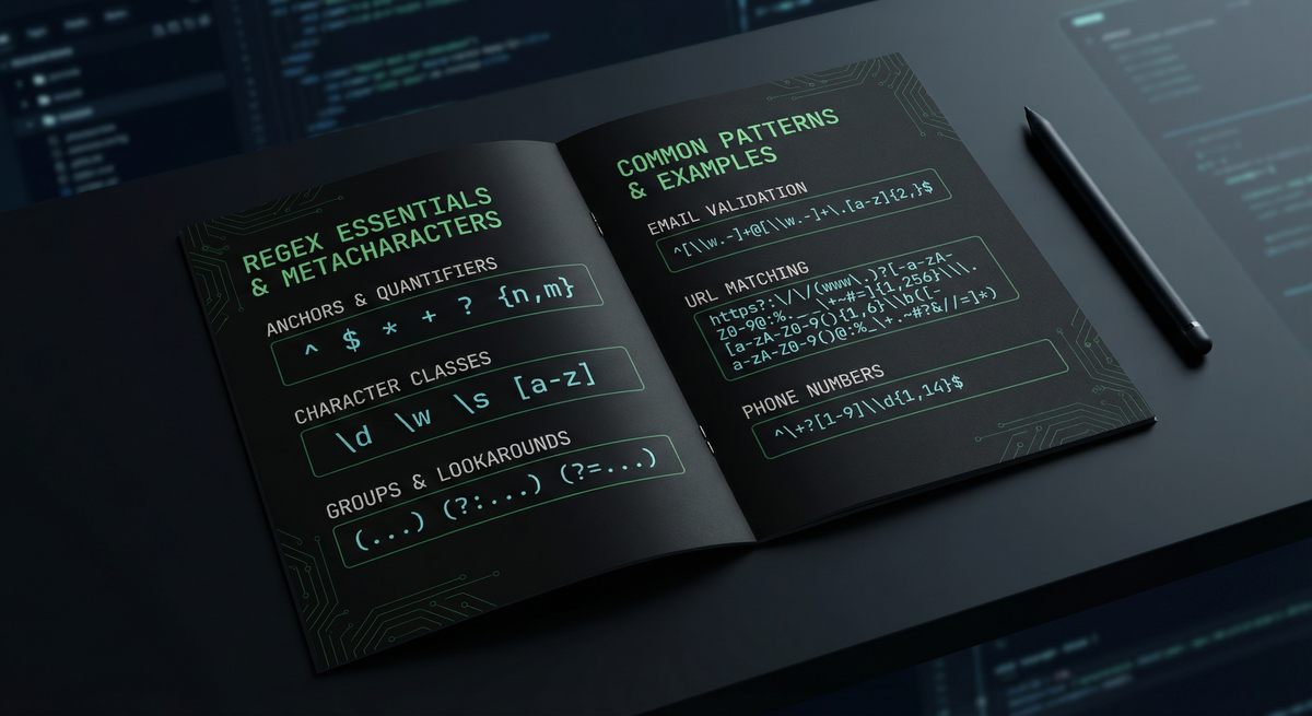 Preview of Regular Expressions Cheat Sheet