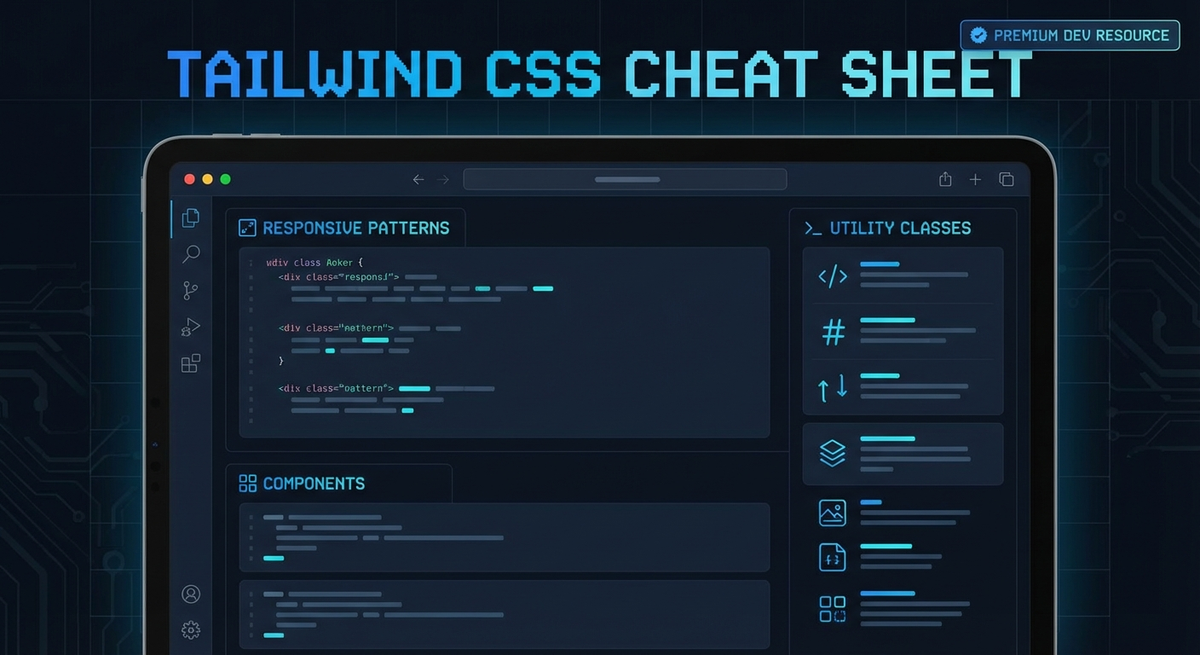 Preview of Tailwind CSS Cheat Sheet