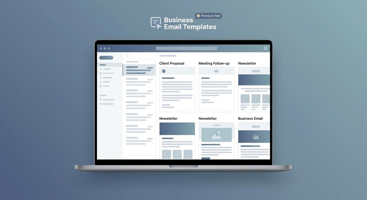 Preview of Business Email Templates Pack