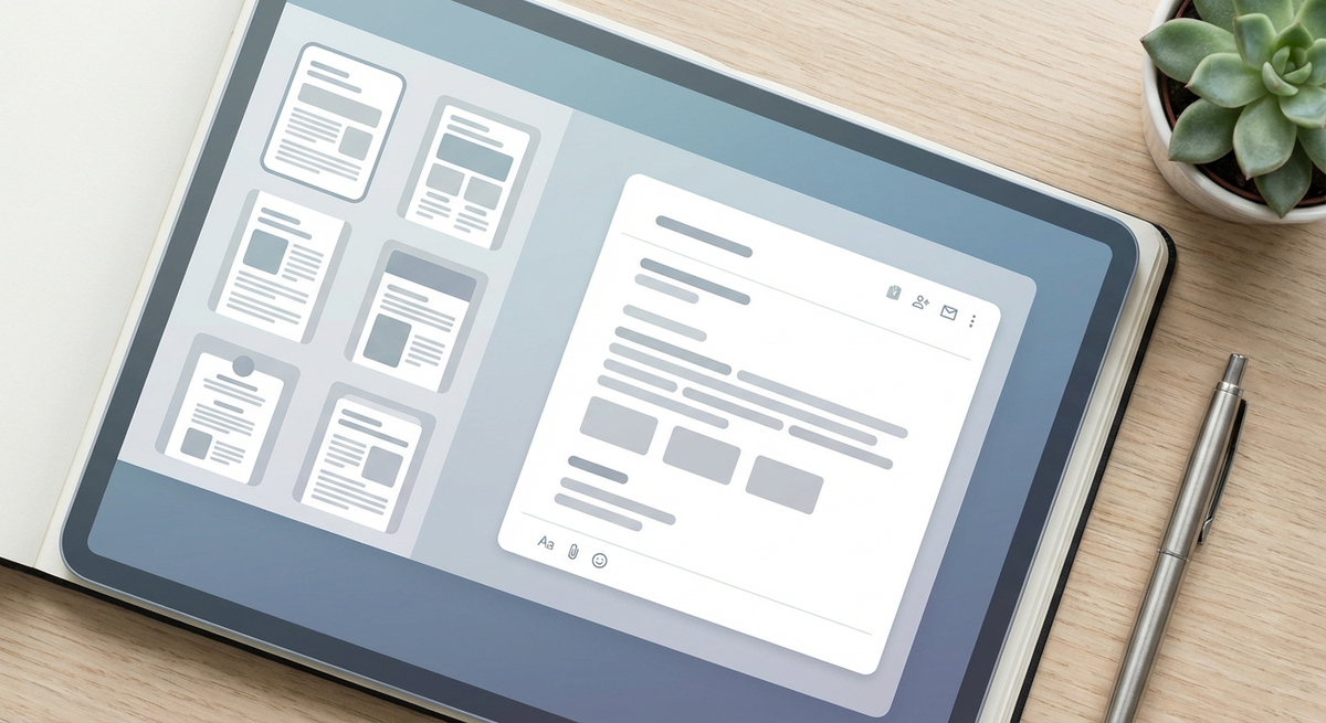 Preview of Job Application Email Templates