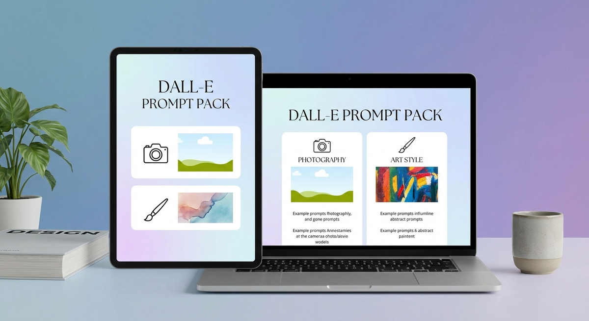 Preview of DALL-E Prompt Pack