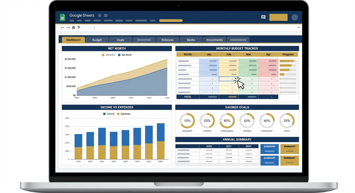 Preview of Personal Finance Dashboard