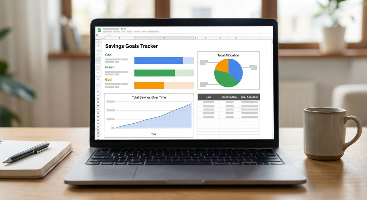 Preview of Savings Goals Tracker
